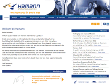 Tablet Screenshot of hamann.be